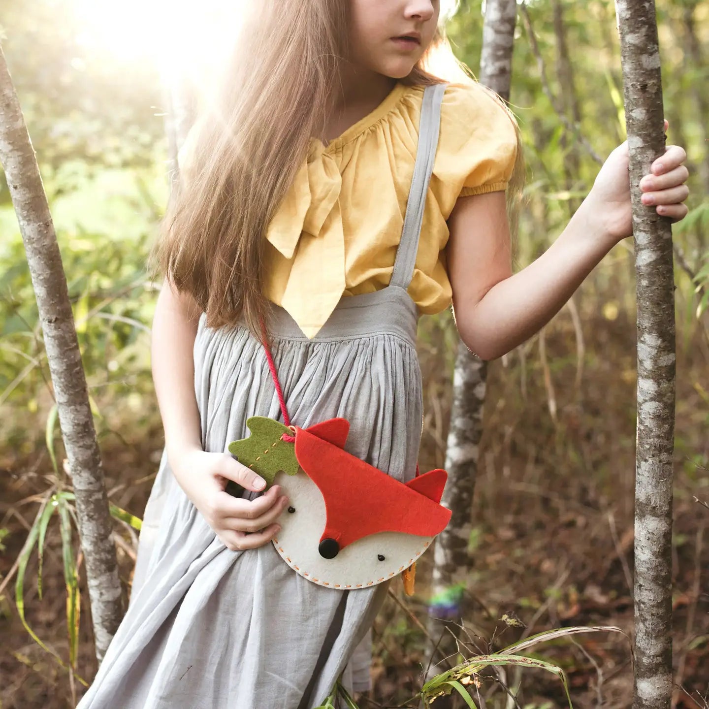 DIY Woodlands Felt Fox Crossbody Bag