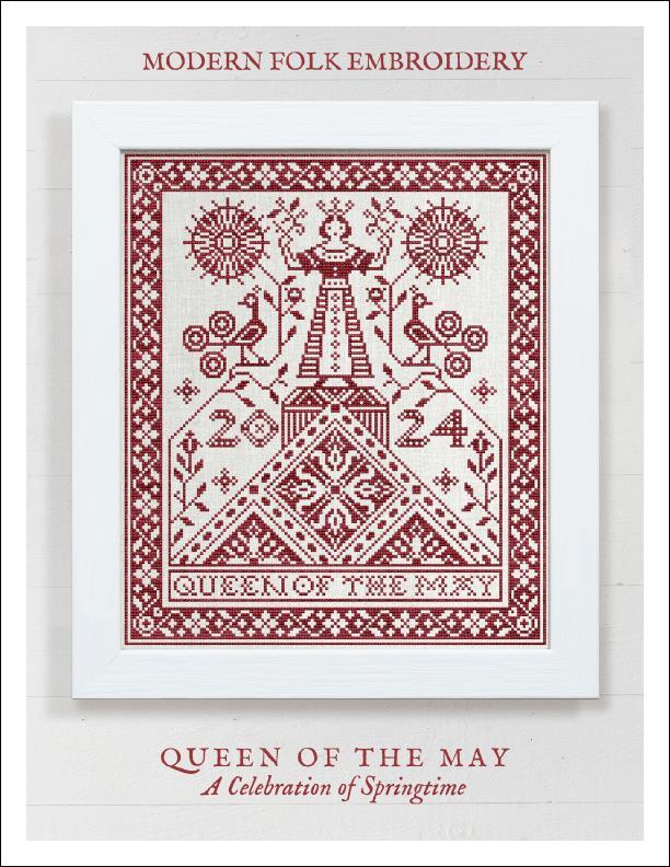 Queen of the May - A Celebration of Springtime - Cross Stitch Embroidery Pattern