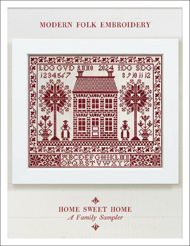 Home Sweet Home - A Family Sampler - Cross Stitch Embroidery Pattern