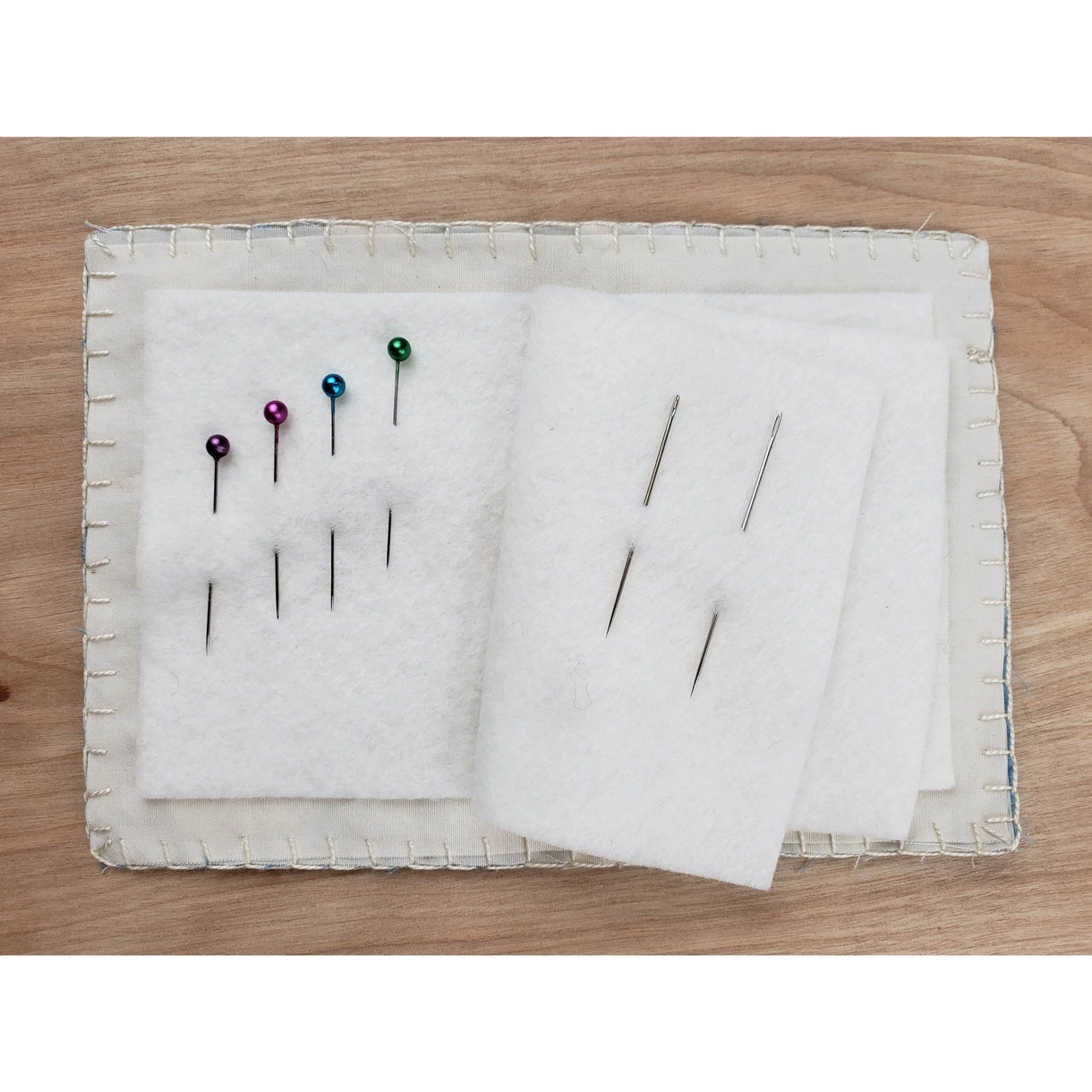 Boro Sewing Kit with Natural Dyed Indigo Fabric