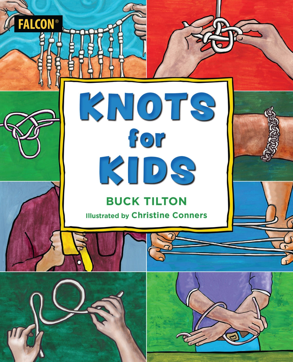 a book cover showing 8 types of knots