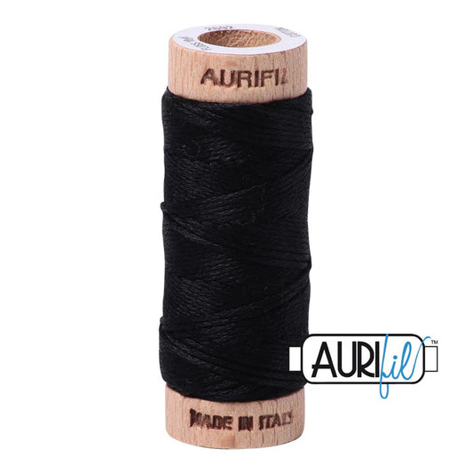 Aurifil - 6 Strand Embroidery Floss - Black