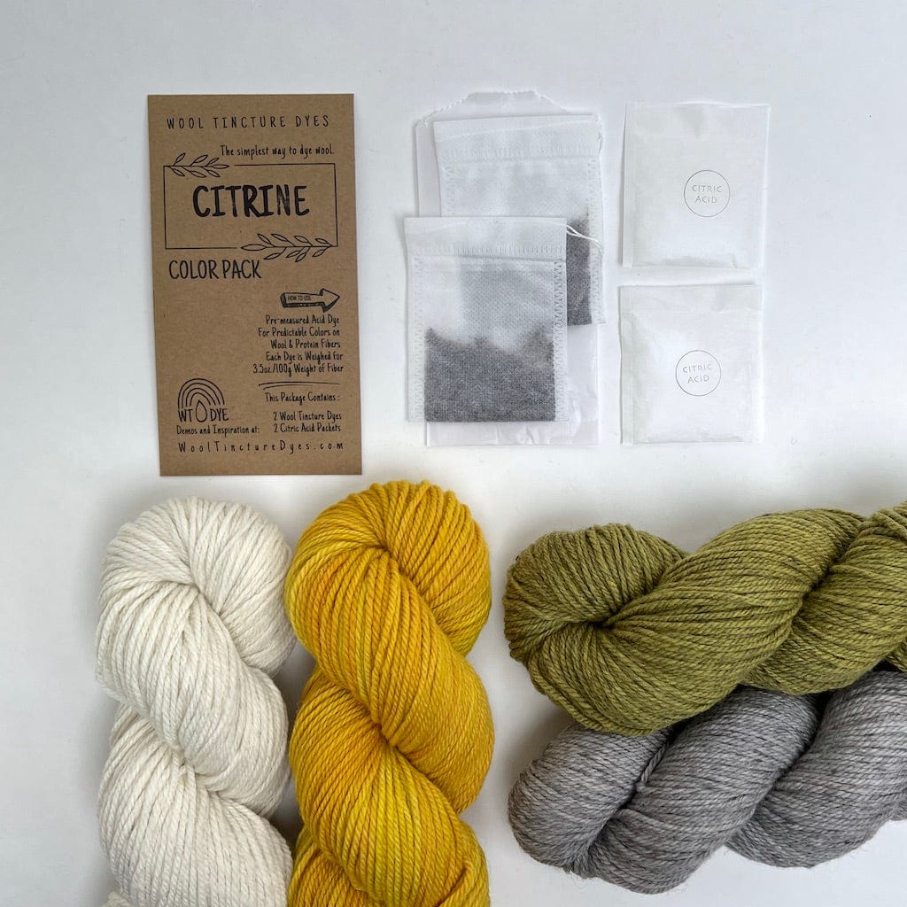 Wool Tincture Dyes - Dye Color Packet - Citrine