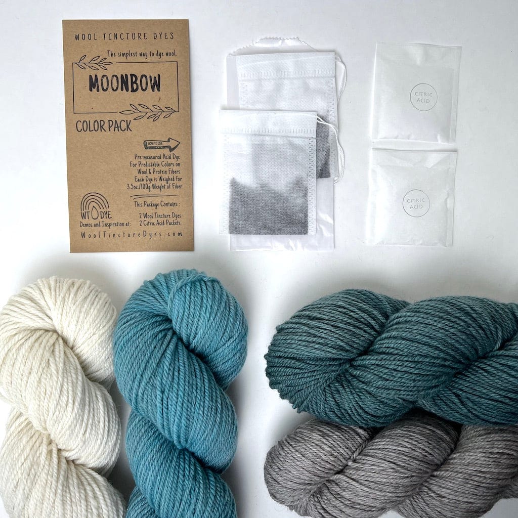 Wool Tincture Dyes - Dye Color Packet - Moonbow
