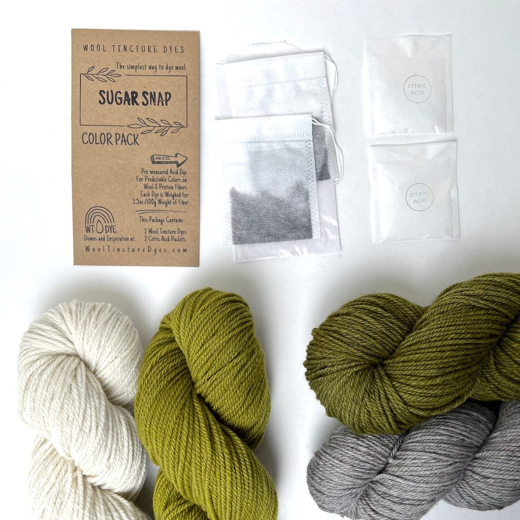 Wool Tincture Dyes - Dye Color Packet - Sugar Snap