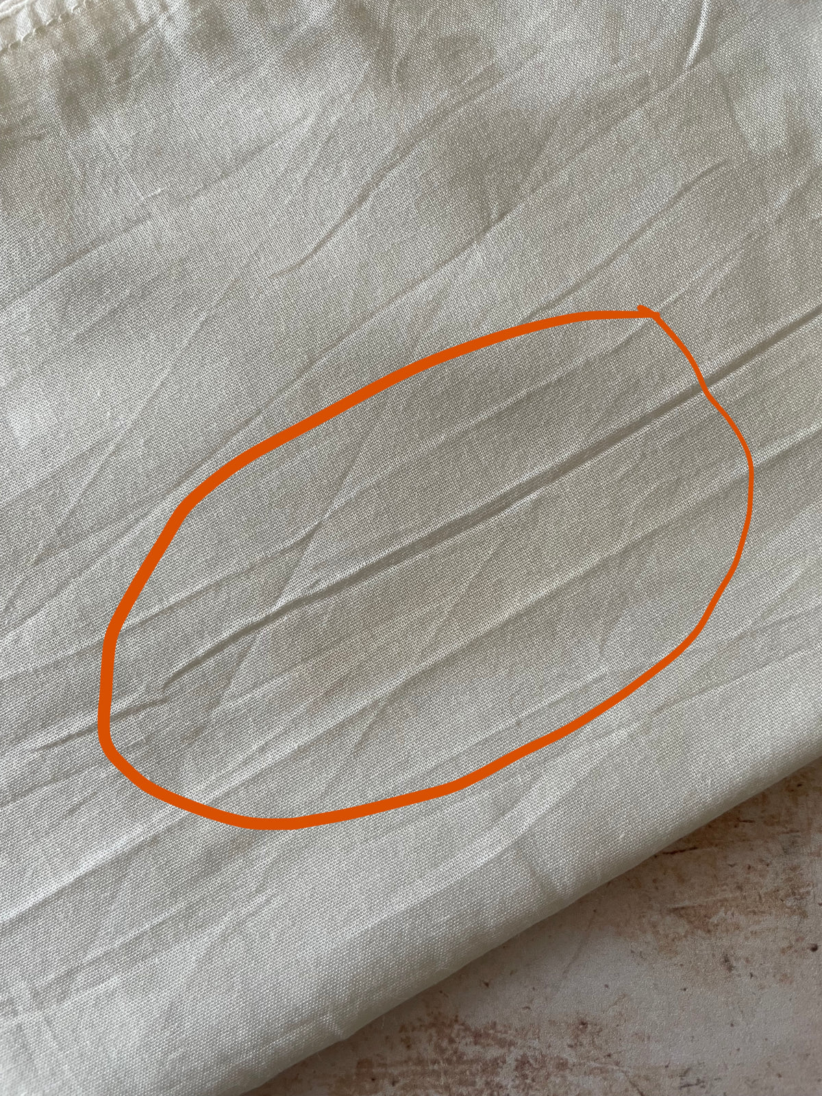 a natural cotton bandana