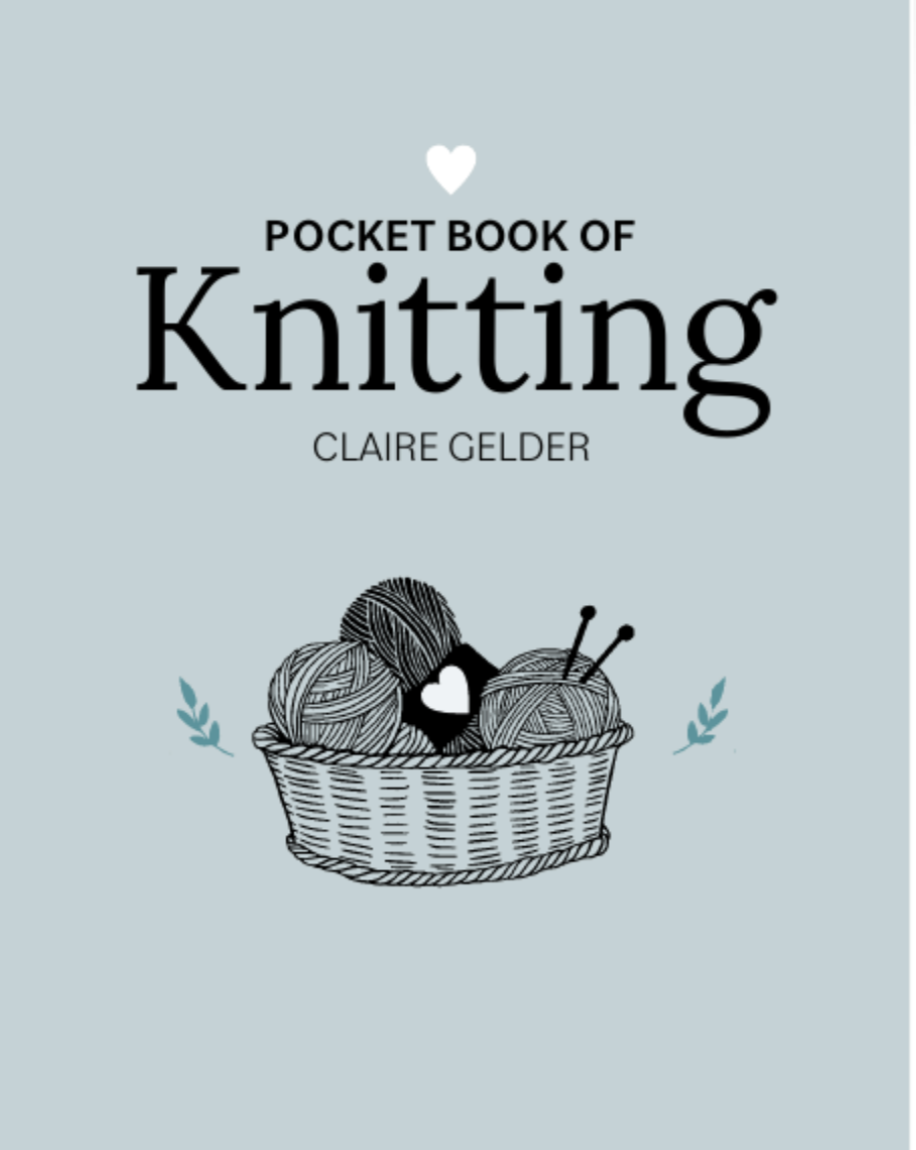Basket of yarn and knitting needles