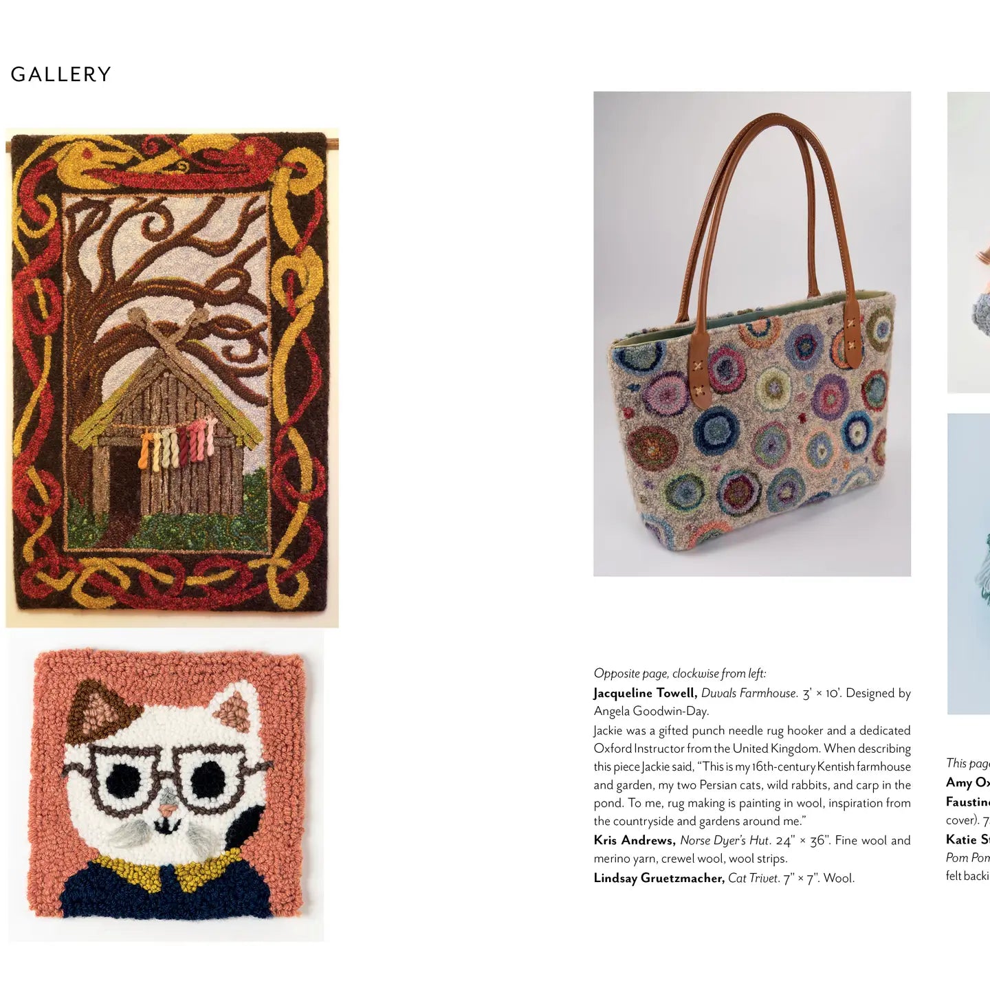 wall hangings of a house and a cat