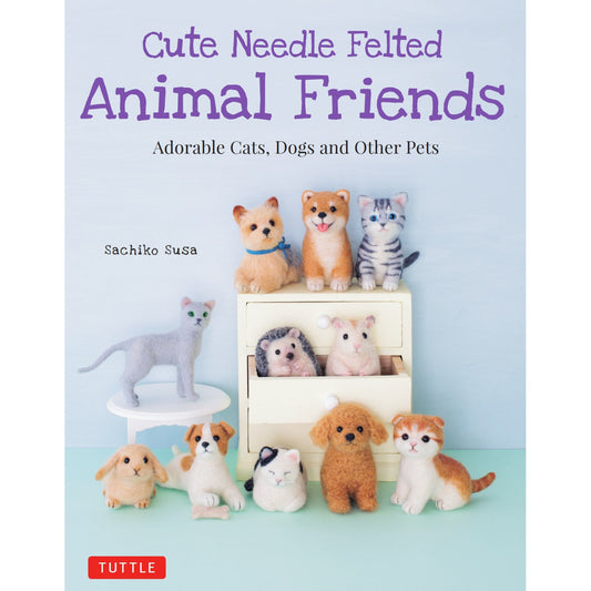 Needle felted cats and dogs
