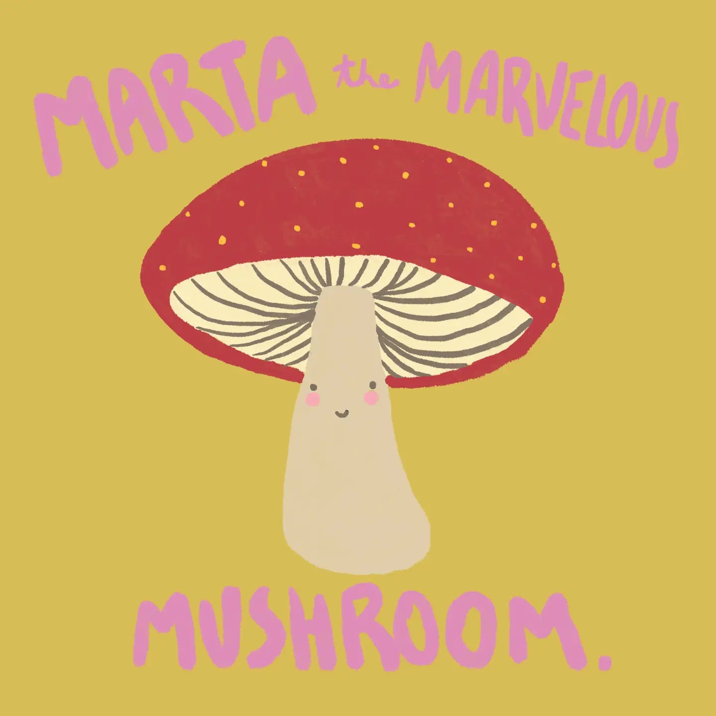 Marta the Marvelous Mushroom felt kit