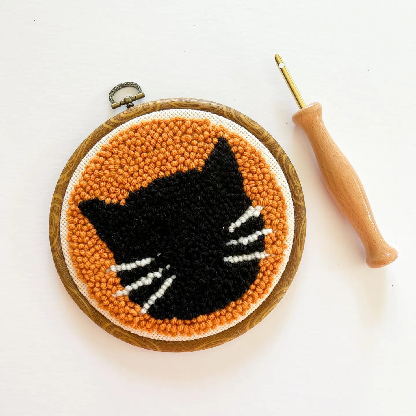 Punch Needle Kit - Black Cat