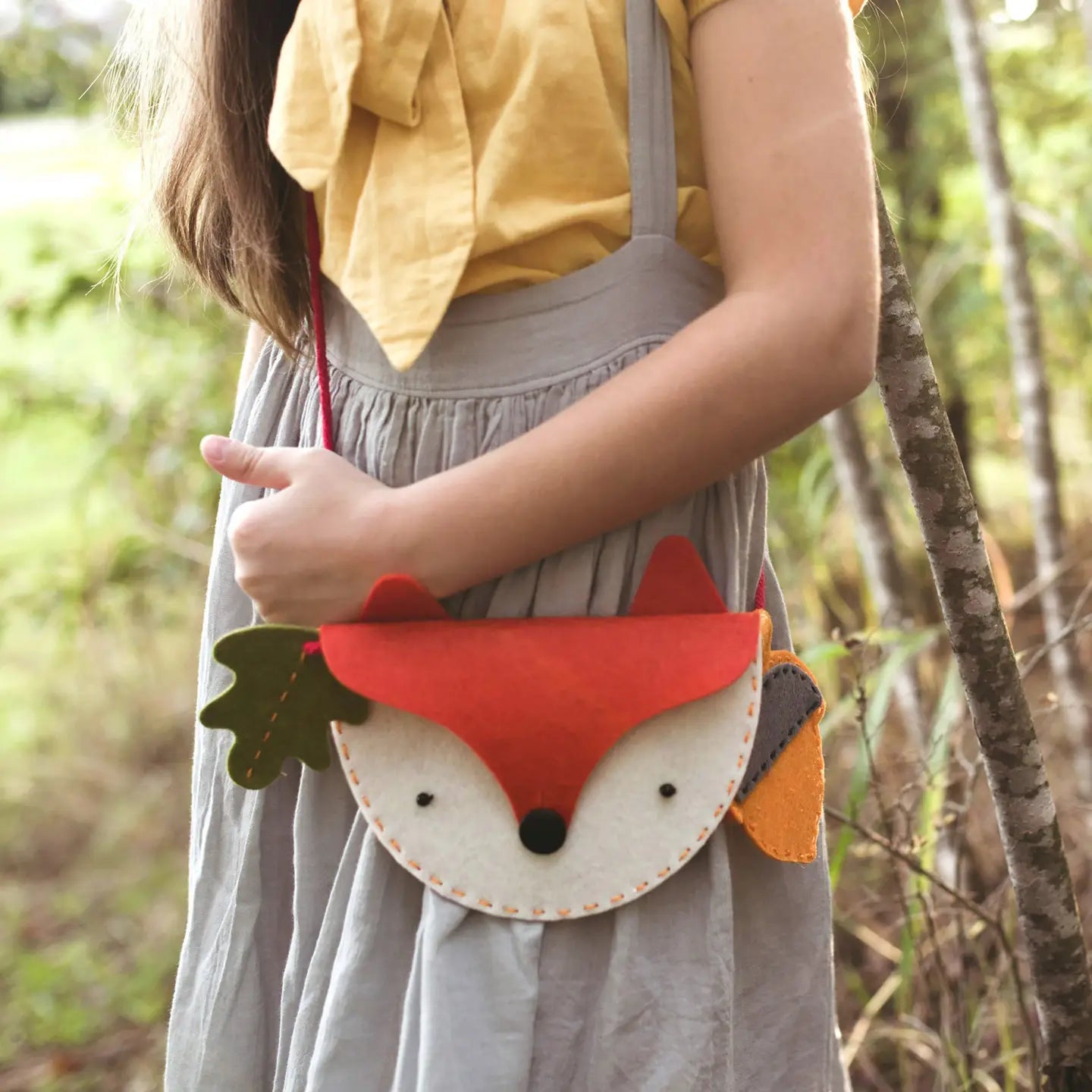 DIY Woodlands Felt Fox Crossbody Bag