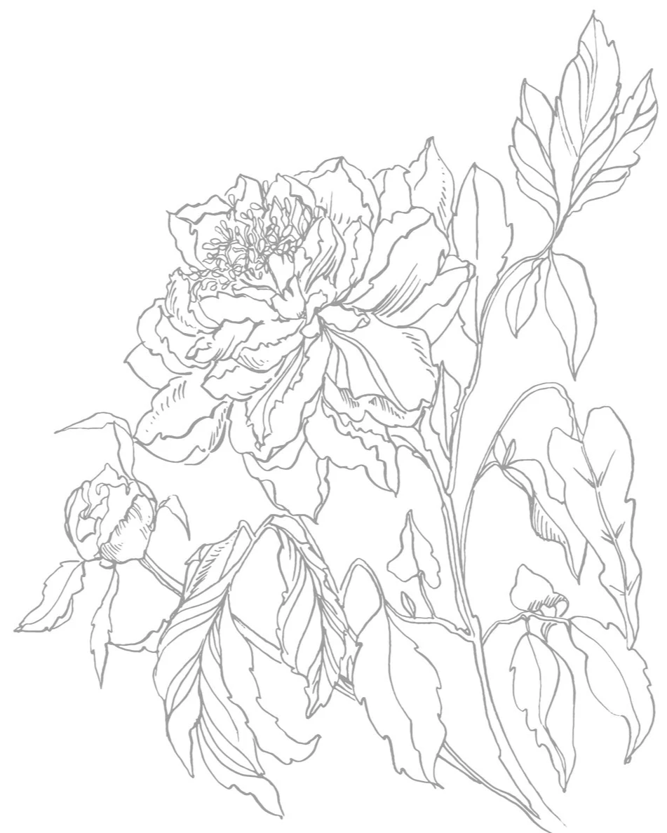 Kristy's Spring Cutting Garden: A Watercoloring Book