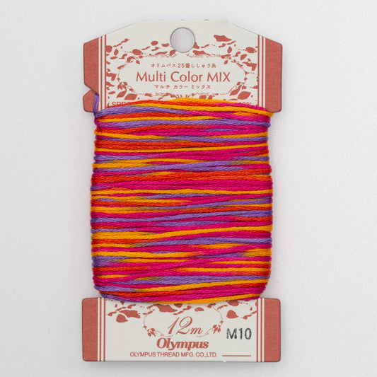 Embroidery Floss No. 25 - Multicolor Mix - #M10