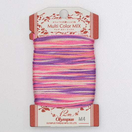 Embroidery Floss No. 25 - Multicolor Mix - #M4