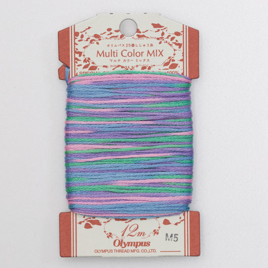 Embroidery Floss No. 25 - Multicolor Mix - #M5