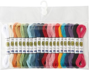 Sashiko Thread - Thin - 20 color pack