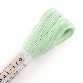 Sashiko Thread - Awai Iro - Pale Tones- Mint Cream