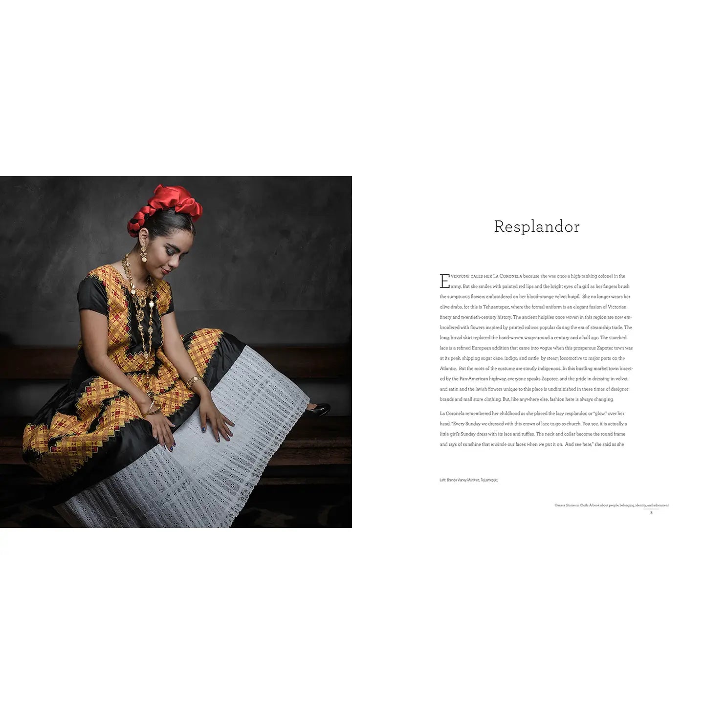 Oaxacan woman in traditional dress