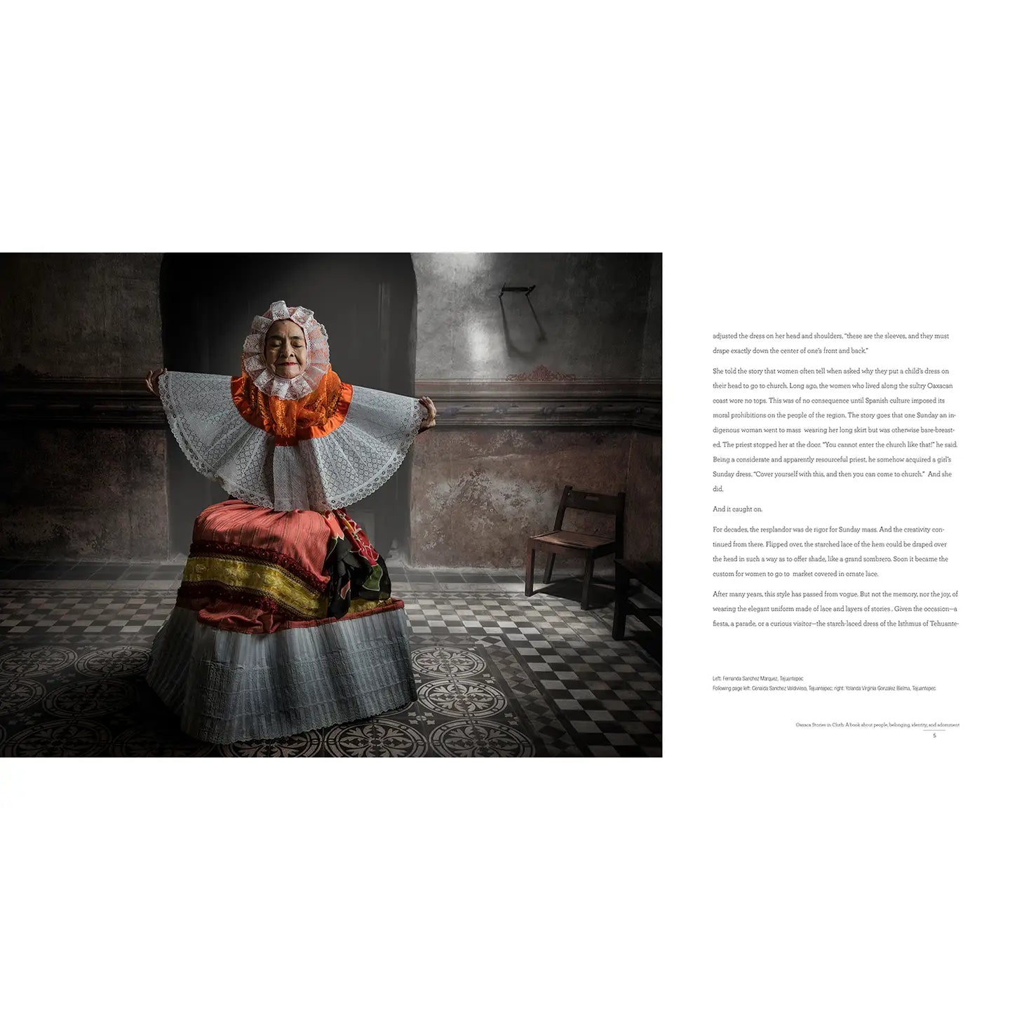 Oaxacan woman in traditional dress
