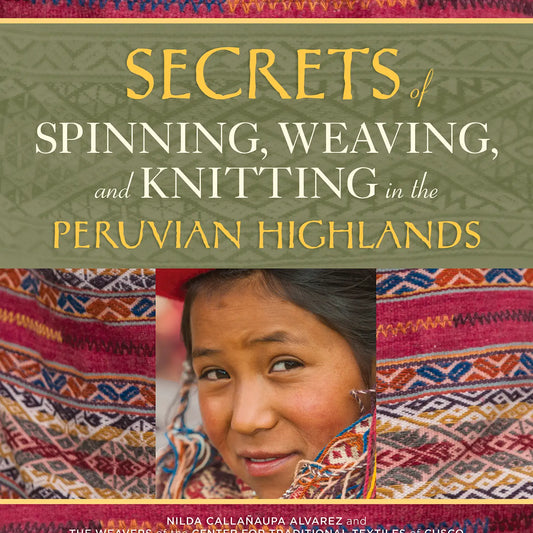 Peruvian woven textile front cover