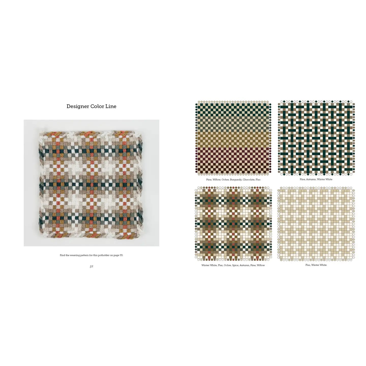 Neutral potholder patterns