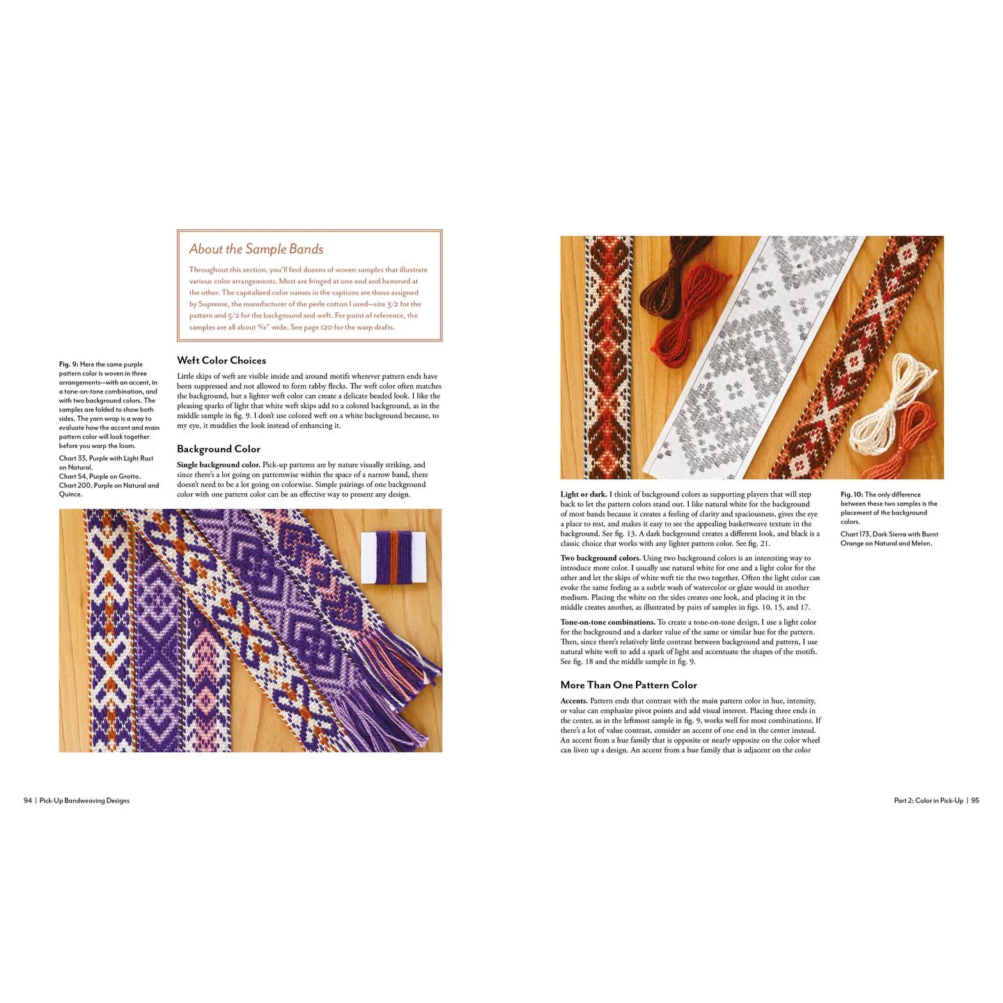 Pick-Up Bandweaving Designs