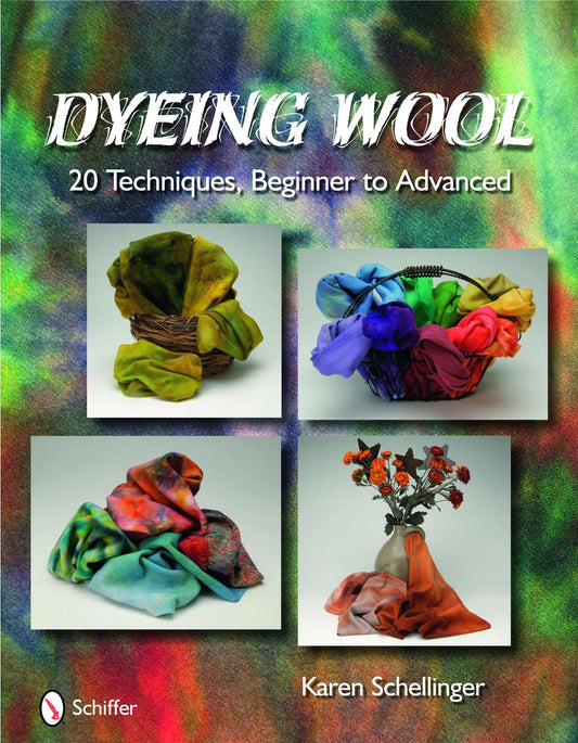 brightly colored dyed wool