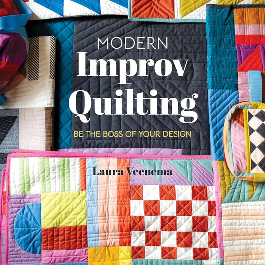 colorful improv quilts