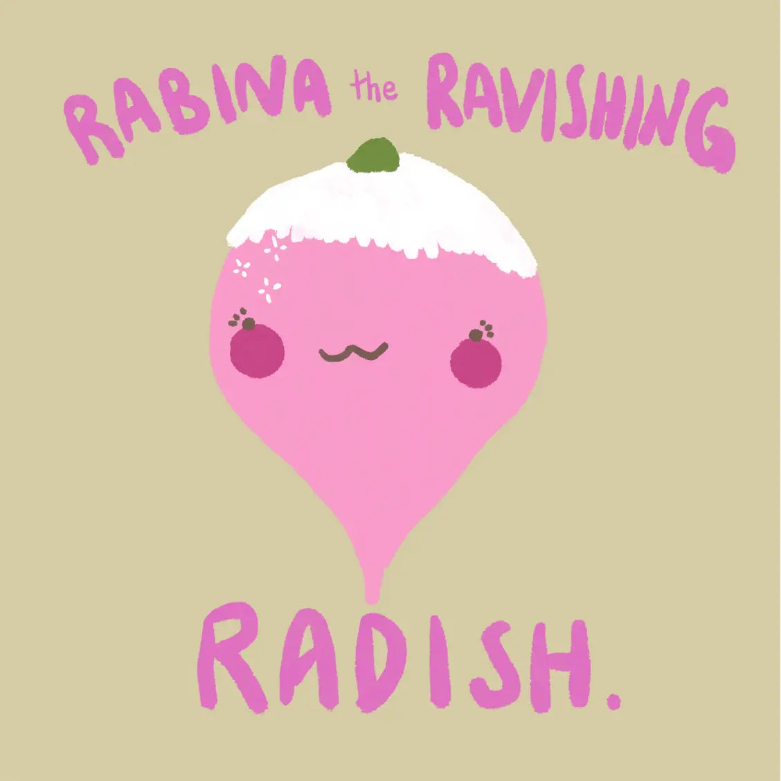 Sabina the ravishing radish graphic