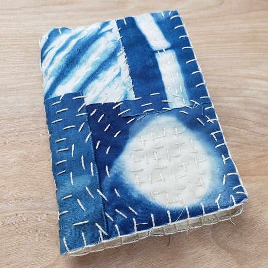Boro Sewing Kit with Natural Dyed Indigo Fabric