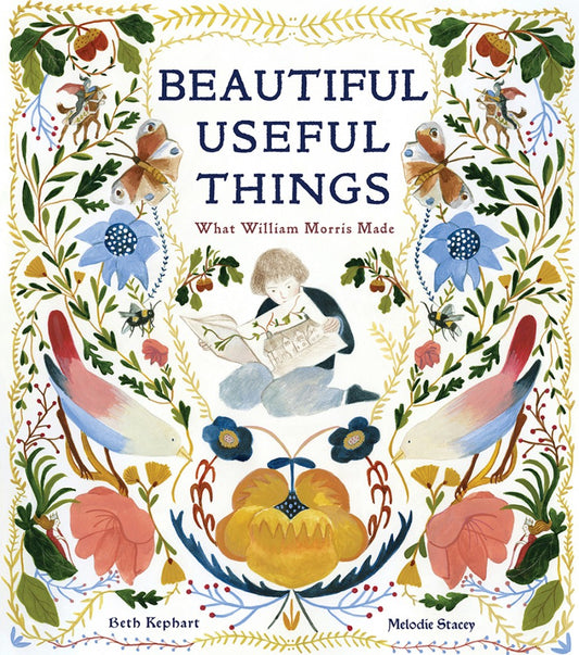 Book cover of 'Beautiful Useful Things' with decorative elements and text.