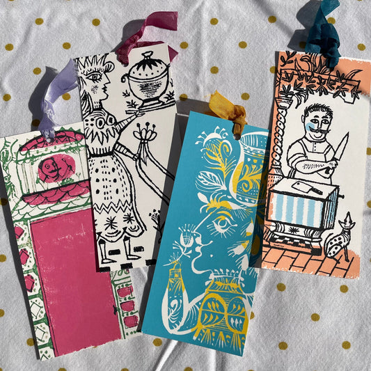 Bookmarks with vintage chefs