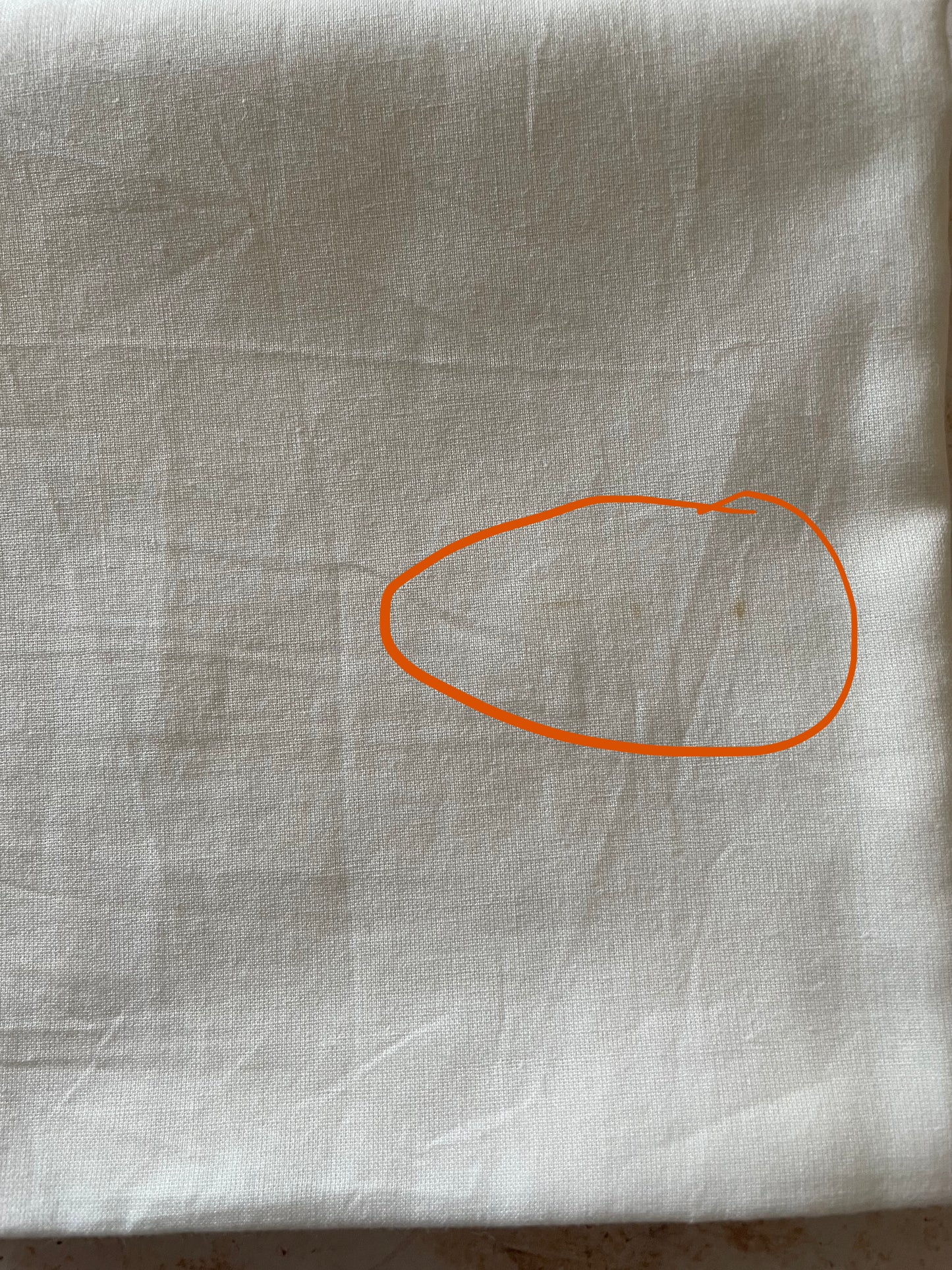 a natural cotton bandana