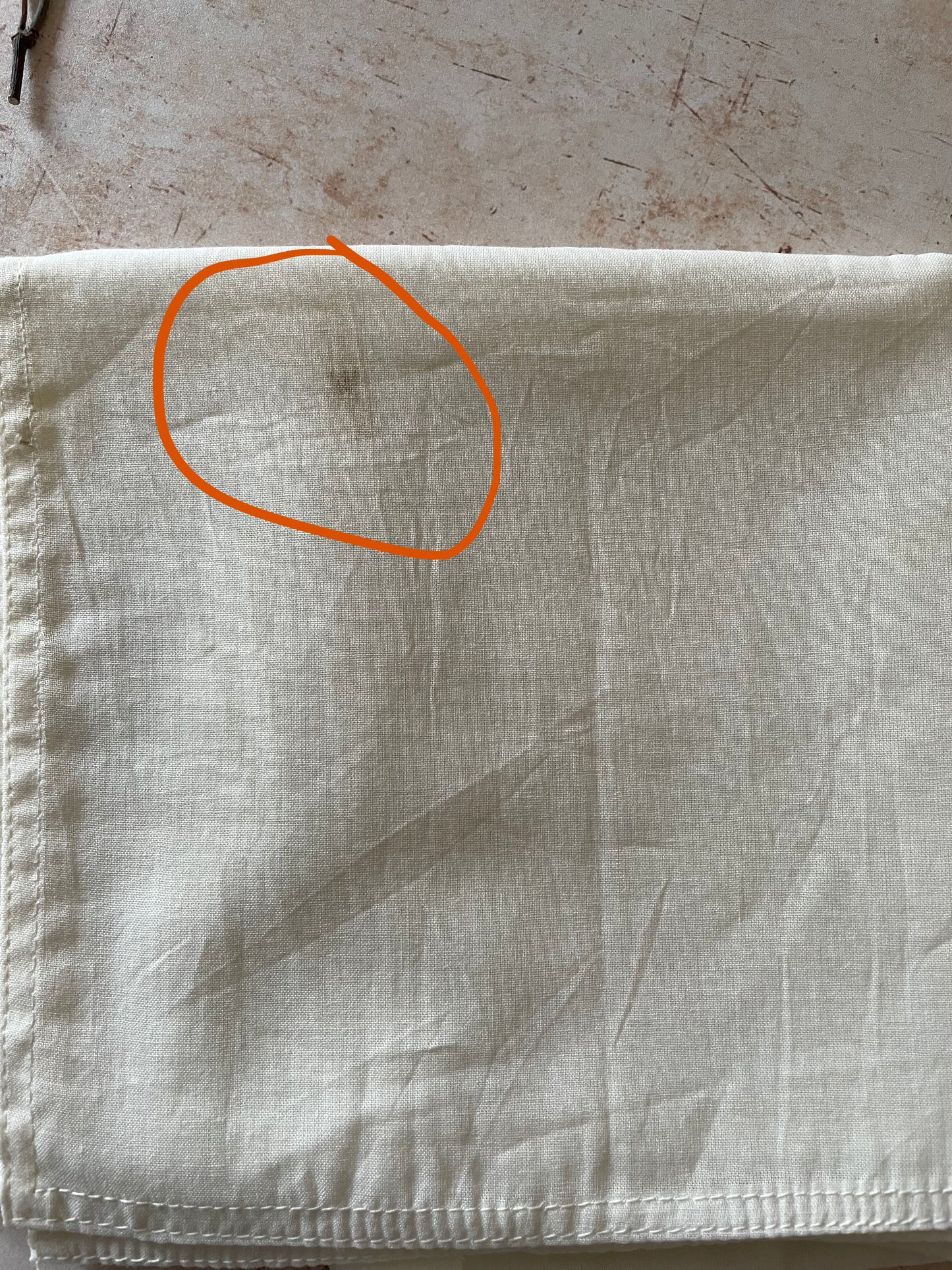 a natural cotton bandana