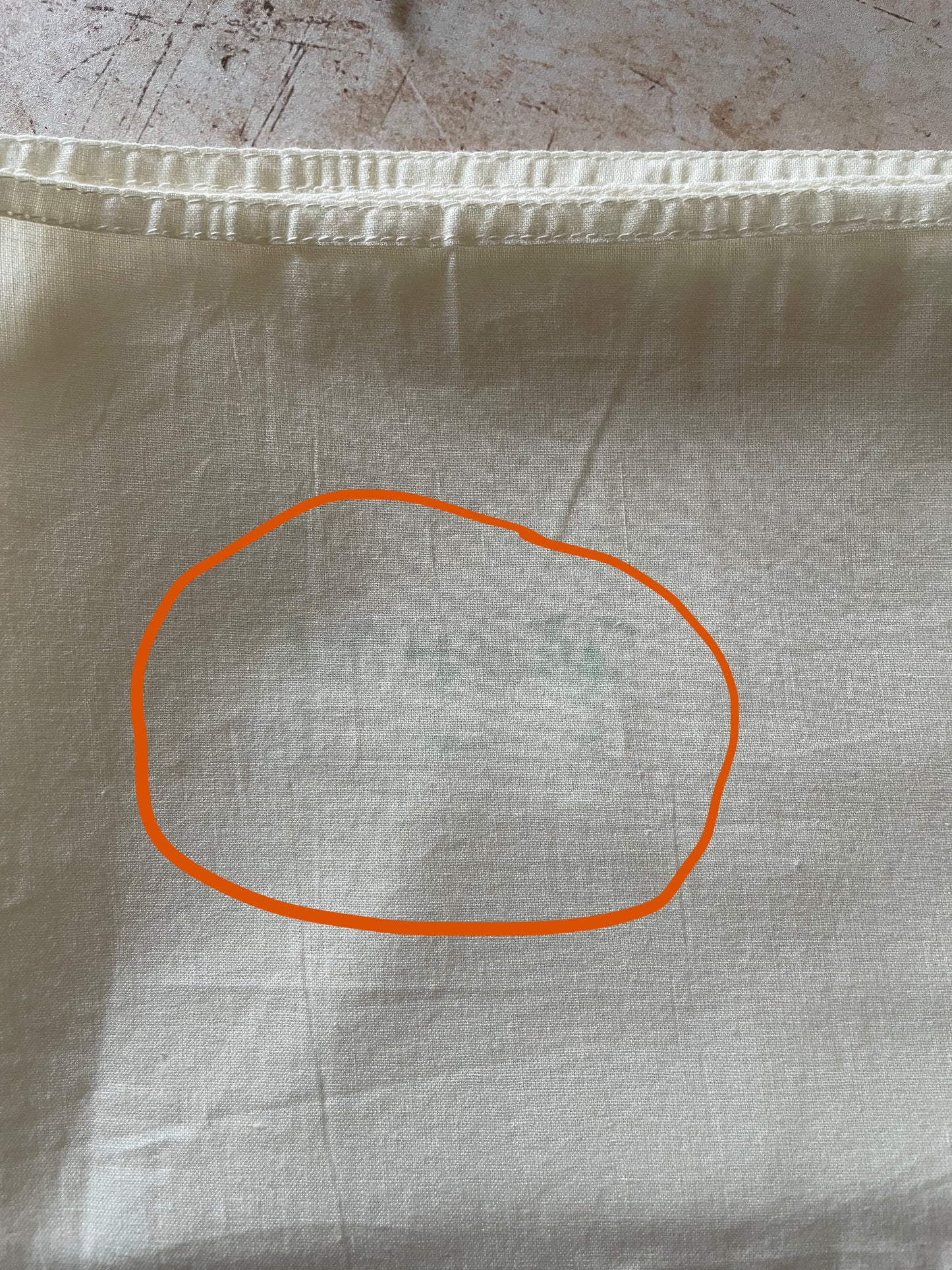 a natural cotton bandana