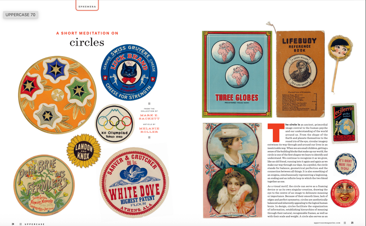vintage circular patches