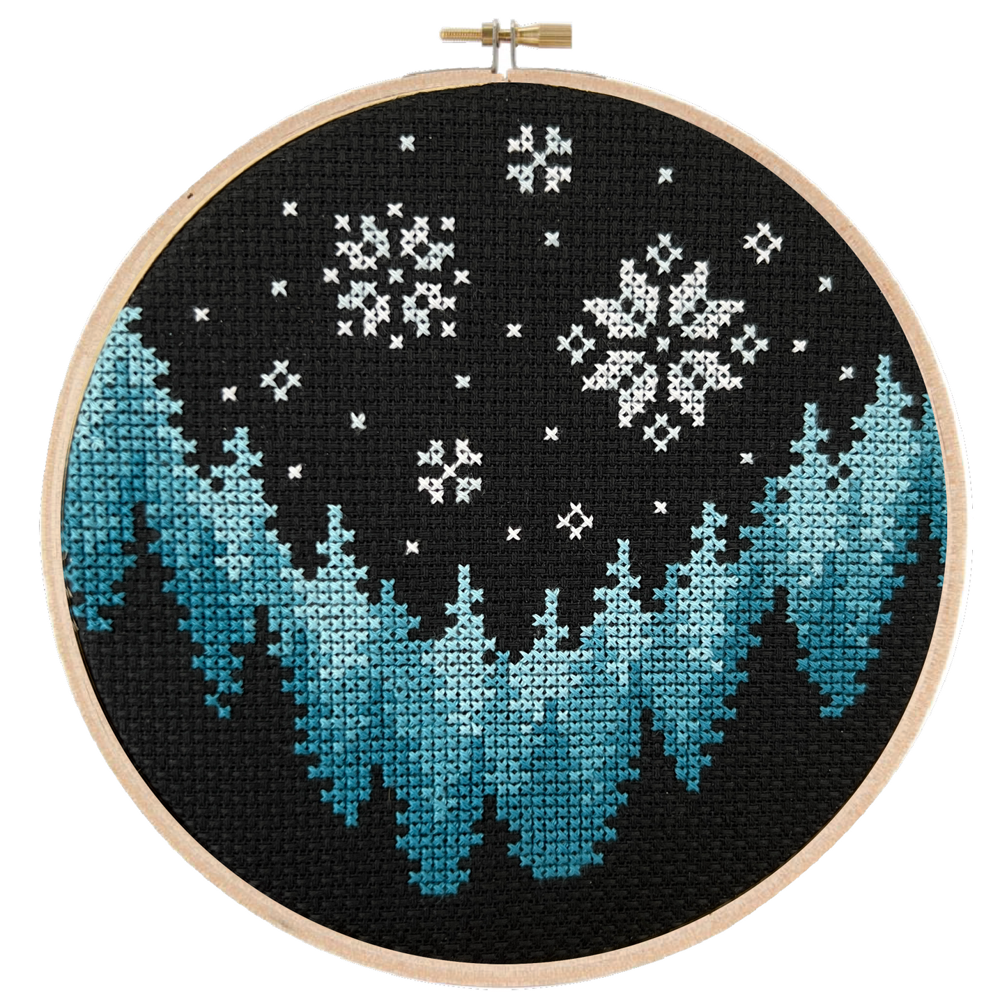 Snowy Woods - Cross Stitch Embroidery Kit