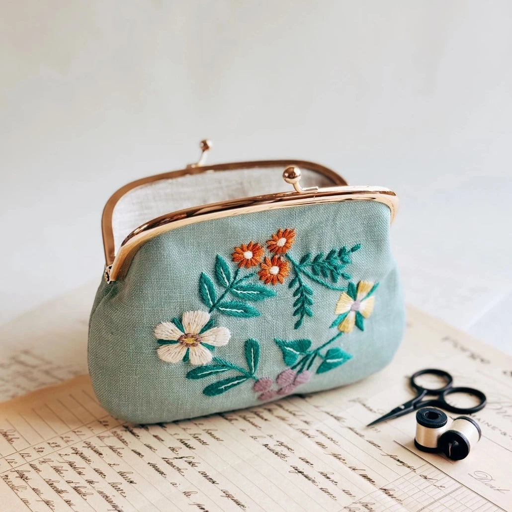 Vintage Floral Purse Kit