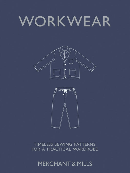 a blue book cover showing a pair of pants and a jacket