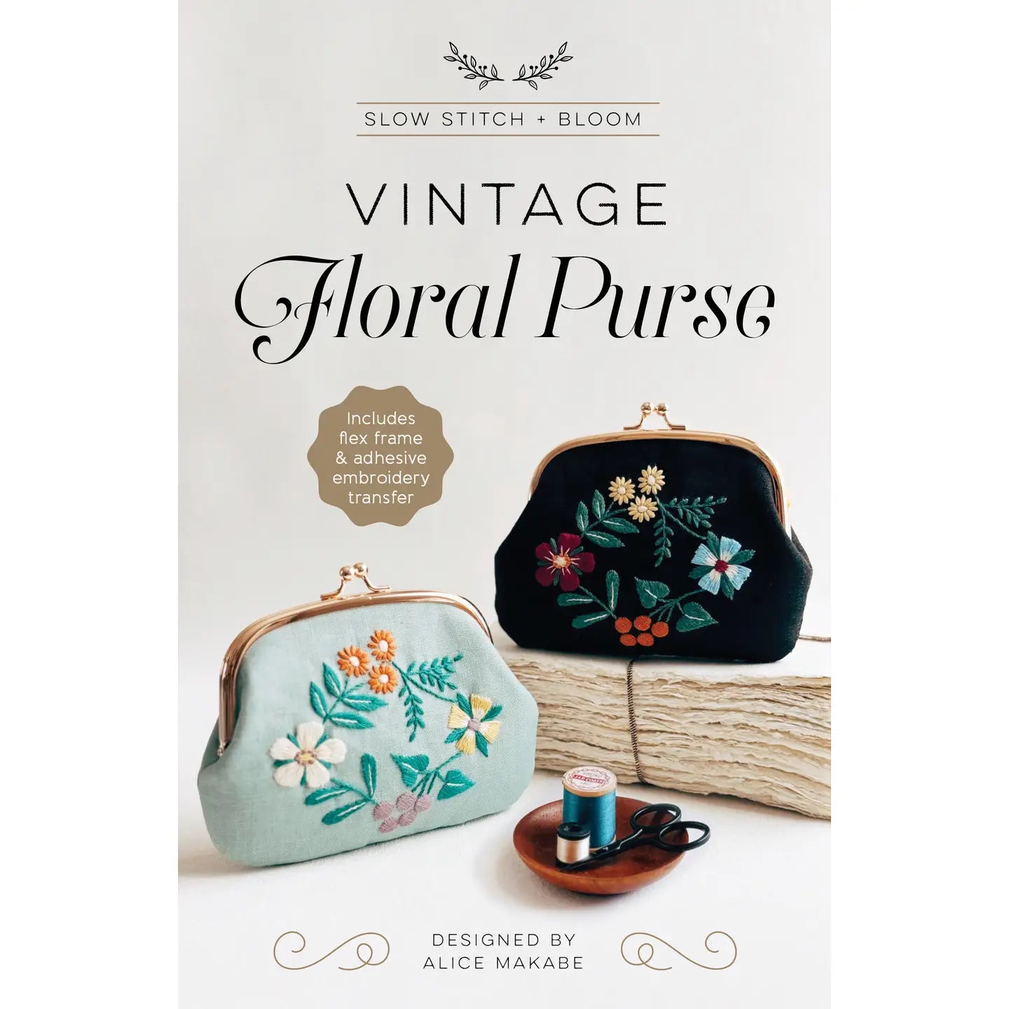 Vintage Floral Purse Kit