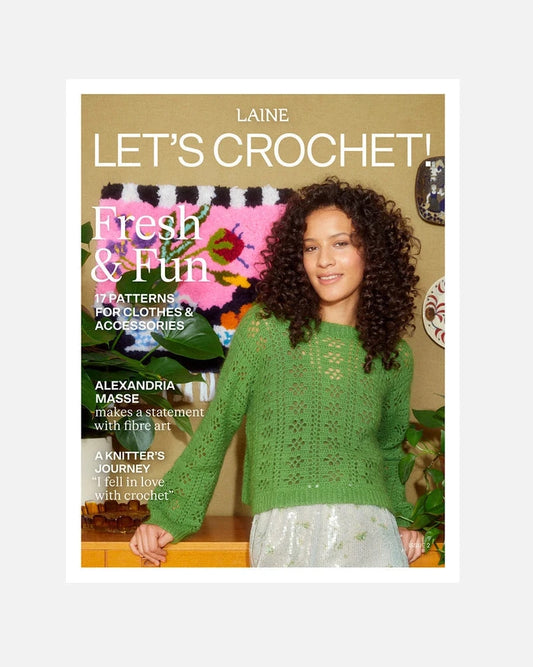 a woman on a book cover wearing a green crochet top